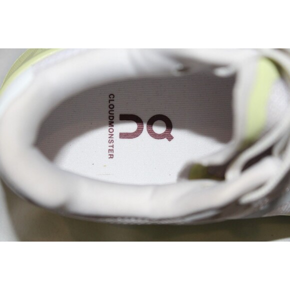 ON CLOUD WOMEN'S CLOUDMONSTER ATHLETIC SHOES FROST/ACACIA‎ NWOB - Picture 8 of 9